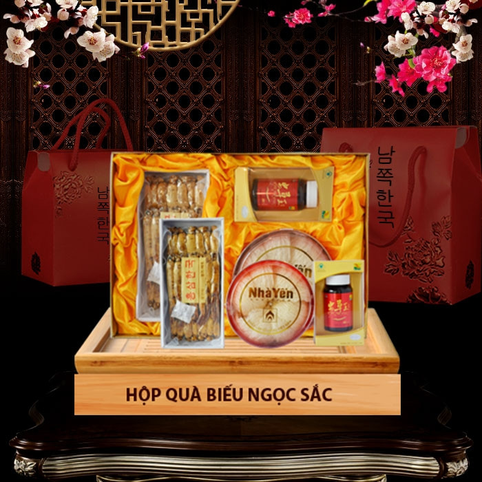 Hộp quà biếu Ngọc Sắc