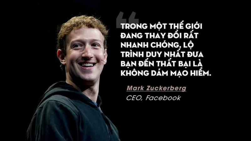 Mark Zuckerberg là một nhà lập trình máy tính người Mỹ kiêm doanh nhân mảng công nghệ Internet. Anh là nhà đồng sáng lập của Facebook, và hiện đang điều hành công ty này với chức danh chủ tịch kiêm giám đốc điều hành.