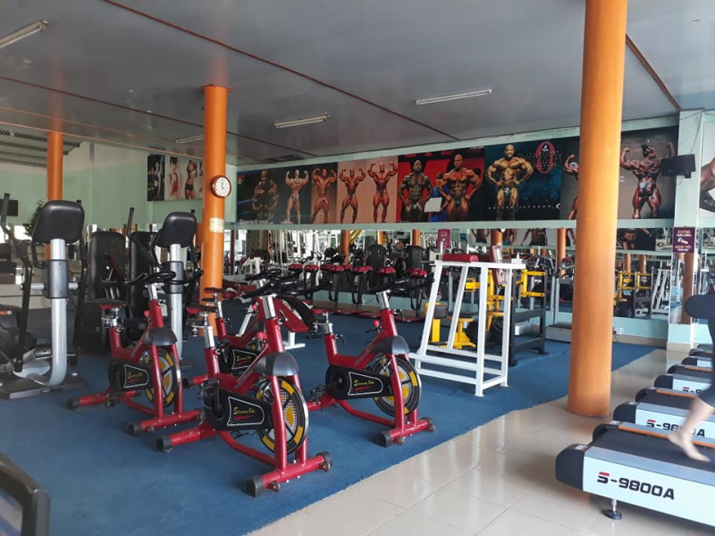 Không gian phòng tập của Gym Huy Lộc