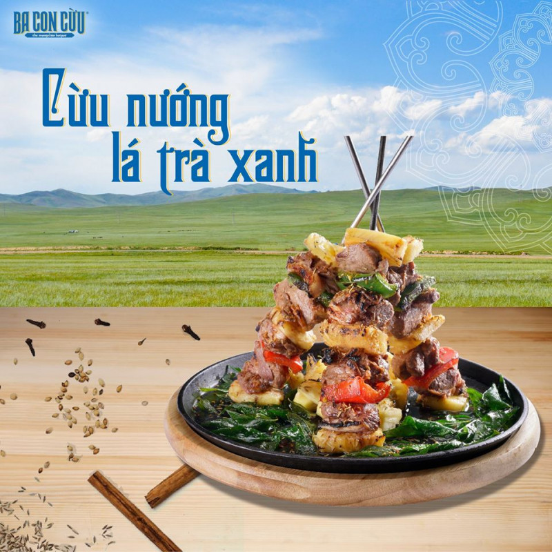 Món ăn của Ba Con Cừu