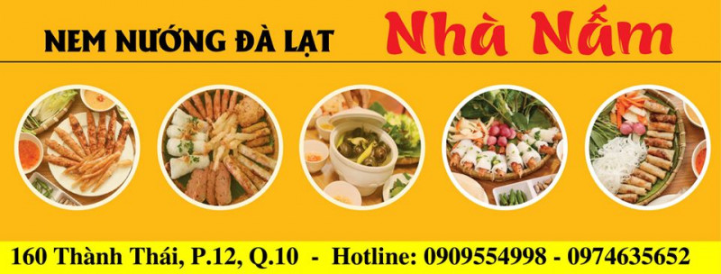 Nem Nướng Đà Lạt - Nhà Nấm