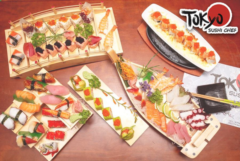 Tại quận 5, quán Tokyo Sushi Chef chính là địa chỉ ẩm thực Nhật Bản chuyên sushi, sashimi mà bạn có thể tin tưởng ghé qua.