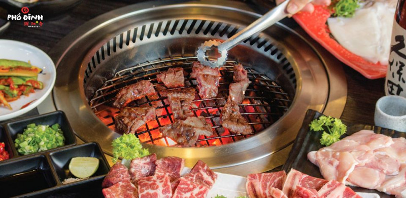 Phổ Đình là 1 trong những thương hiệu thịt nướng Nhật Bản khá chất lượng ở HCM.