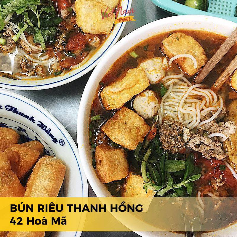 Bún riêu Thanh Hồng – 42 Hòa Mã