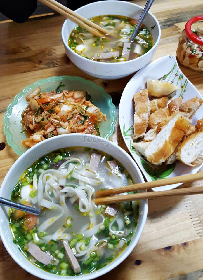 Cháo canh kim chi