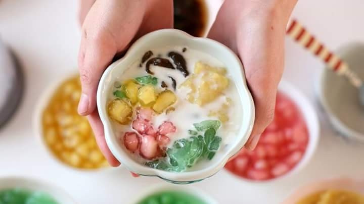 Chè xoa xoa hạt lựu cô Châm