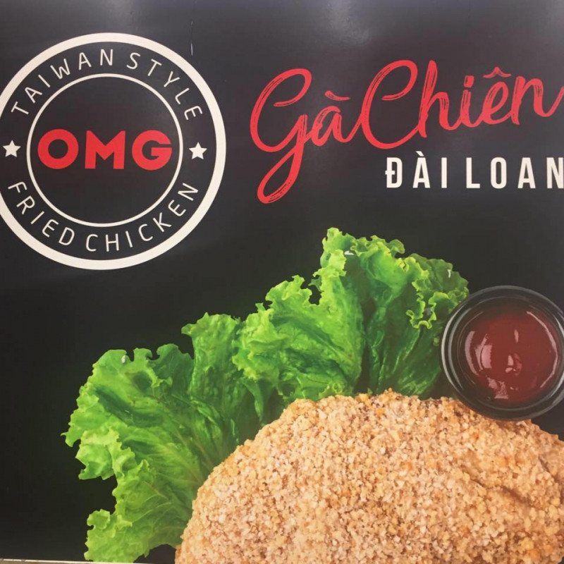 OMG Chicken là thương hiệu gà rán đến từ Đài Loan, vì vậy khi đến đây bạn sẽ có được một bữa tiệc gà lạ mà quen.