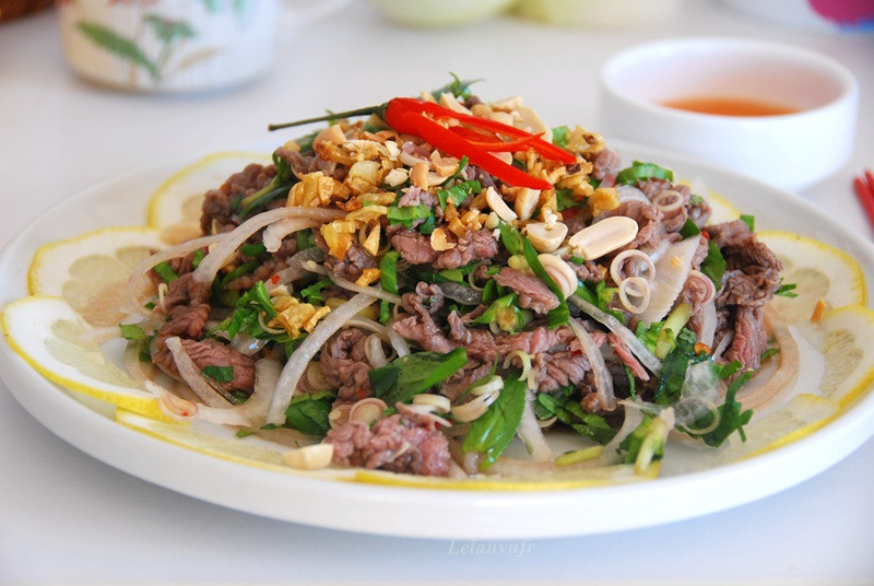 Gỏi bò lá chanh