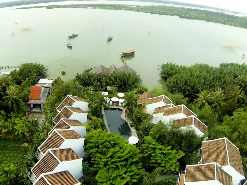 Khu resort như được hòa mình vào thiên nhiên