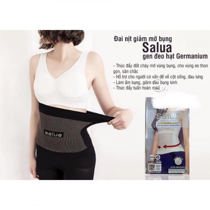 Gen nịt bụng Salua được làm bằng chất liệu cao cấp có hả năng đàn hồi và thấm hút mồ hôi nhanh.