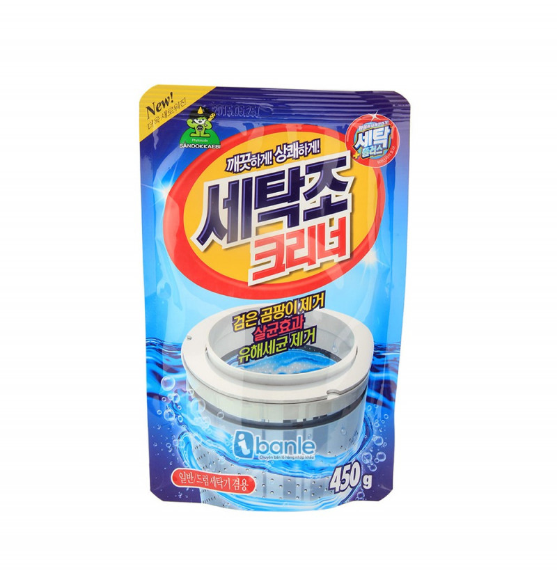 Bột tẩy vệ sinh lồng máy giặt Bubble Wick