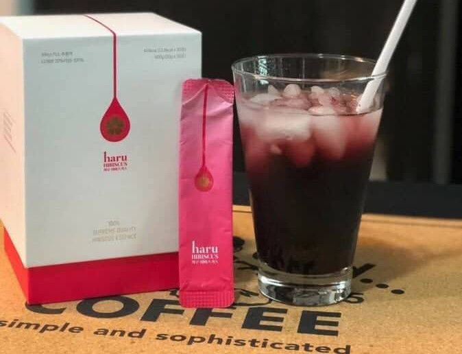 Nước uống hoa dâm bụt Haru Hibiscus đẹp da giảm cân