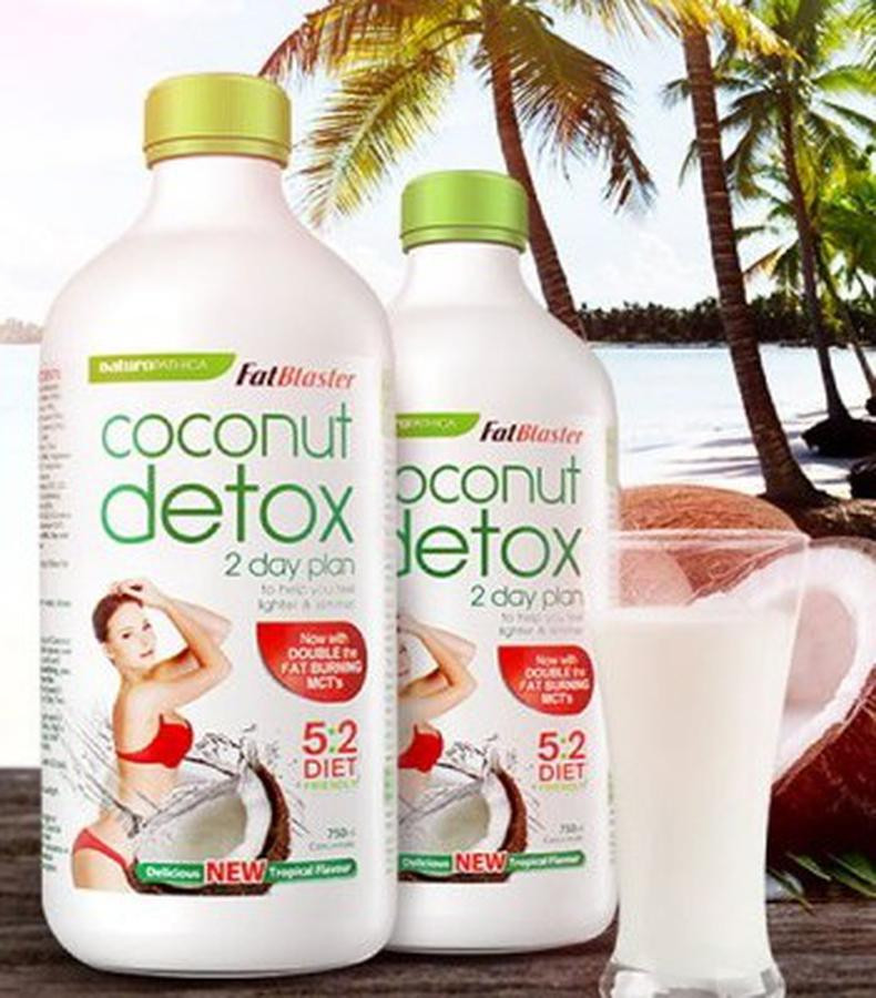 Nước uống CoConut detox 750ml 2 day giảm cân an toàn chính hãng Úc