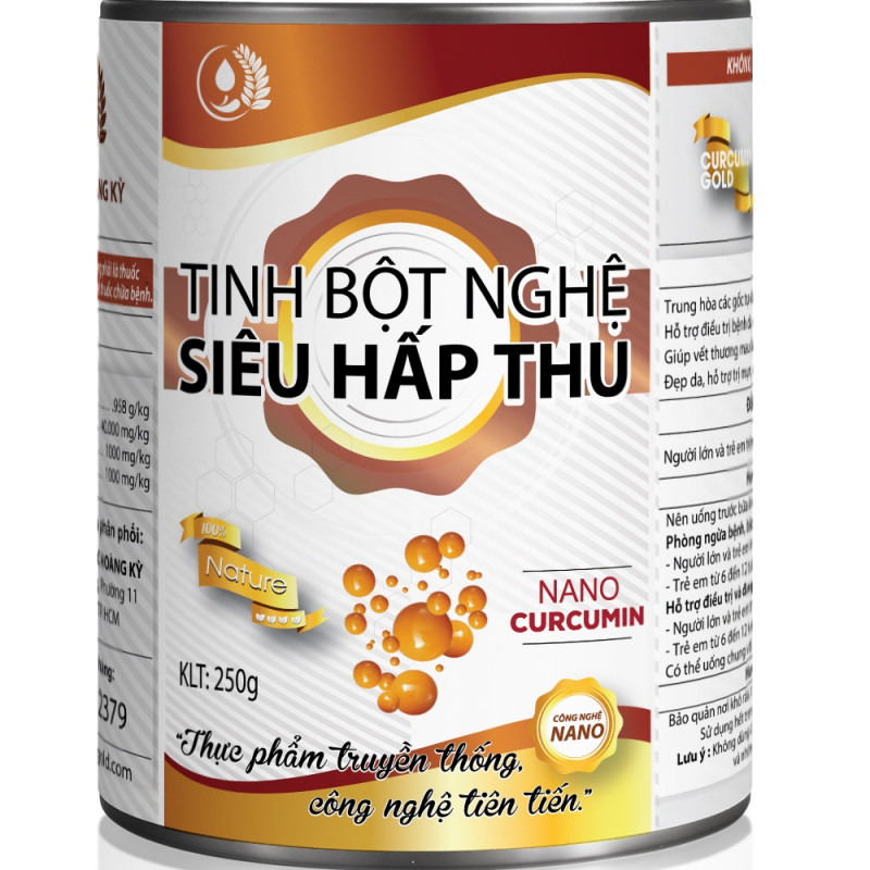 Sản phẩm tinh bột nghệ Siêu hấp thu An Bình