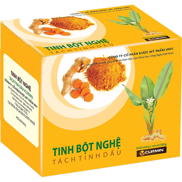 Tinh bột nghệ tách tinh dầu Viện Hàn Lâm