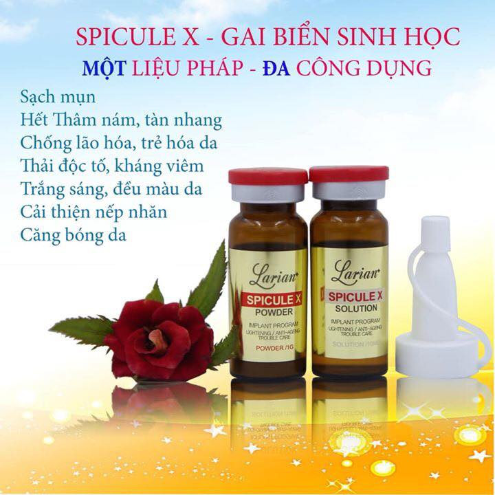 Vi Kim Tảo Biển DNA cá hồi (Gai biển sinh học) Spicule X Larian+