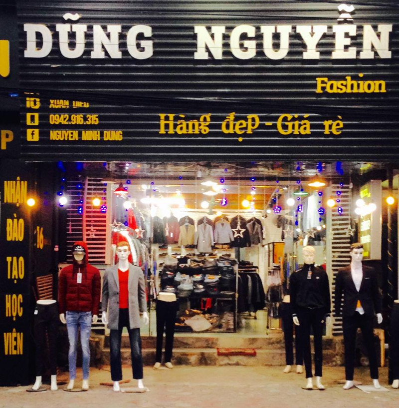 Shop thời trang nam Dũng Nguyễn