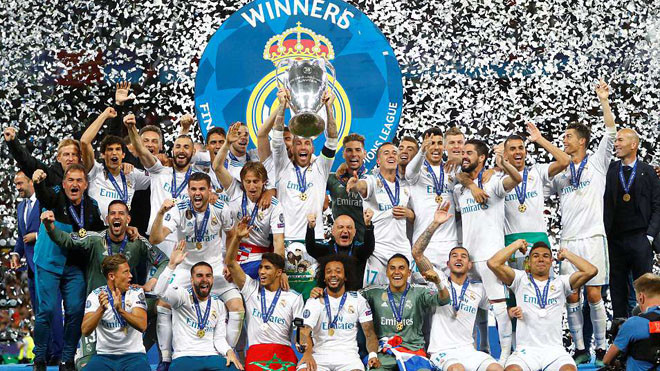 Real Madrid vô địch C1 năm thứ 3 liên tiếp
