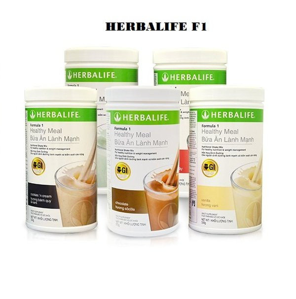 Sữa giảm cân Herbalife Healthy Meal F1 - bữa ăn lành mạnh