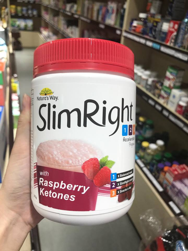 Sữa giảm cân Nature's way Slim Right vị Raspberry