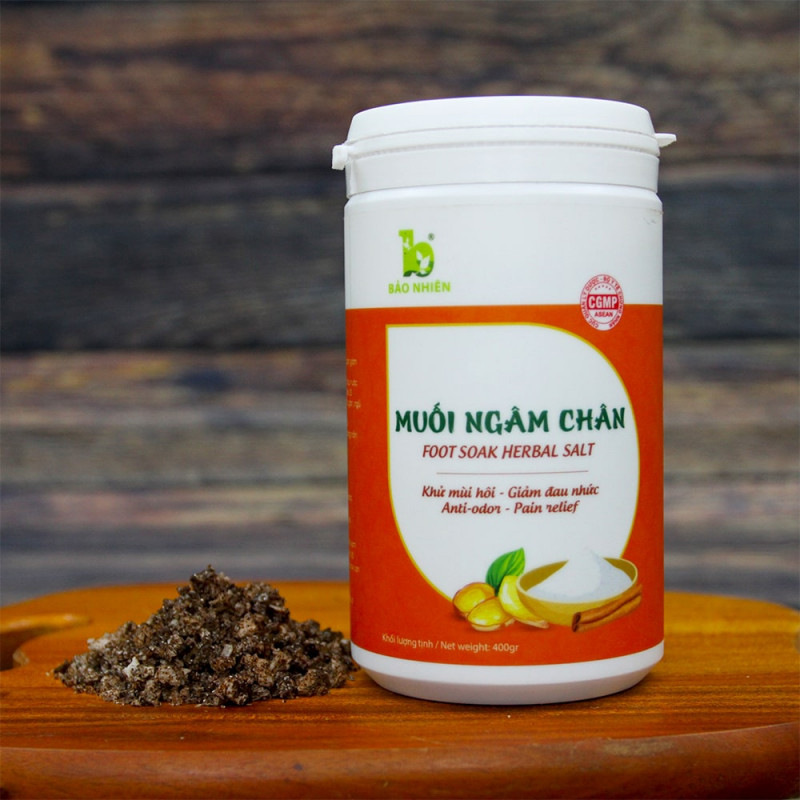 ﻿﻿Muối ngâm chân thảo dược Bảo Nhiên