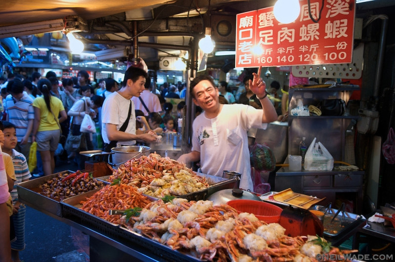 Khu chợ ẩm thực tại Đài Bắc - Đài Loan