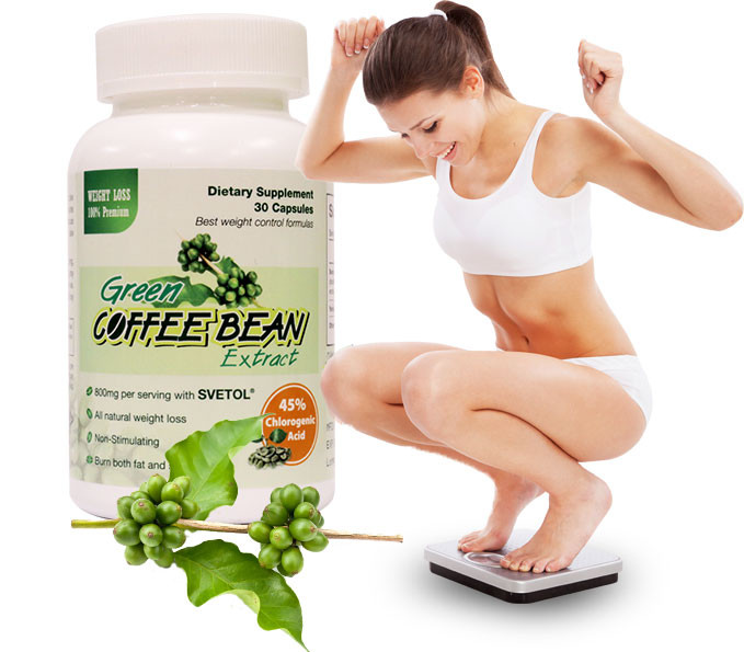 Viên uống giảm cân green coffee bean extract