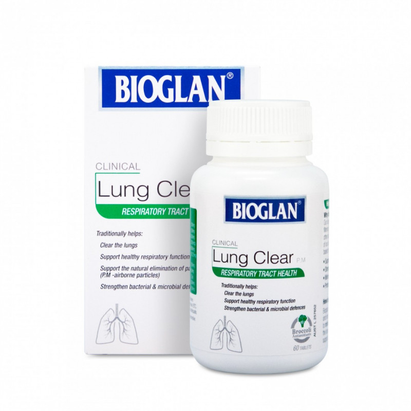 ﻿﻿Thanh lọc phổi Bioglan Lung Clear của Úc