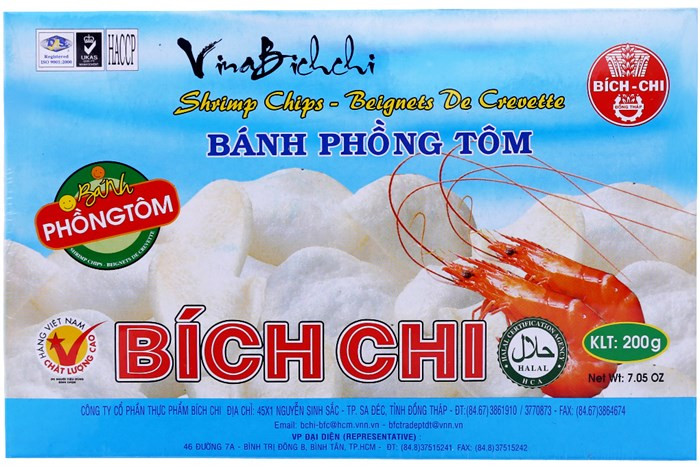 Bánh phồng tôm cao cấp Bích Chi