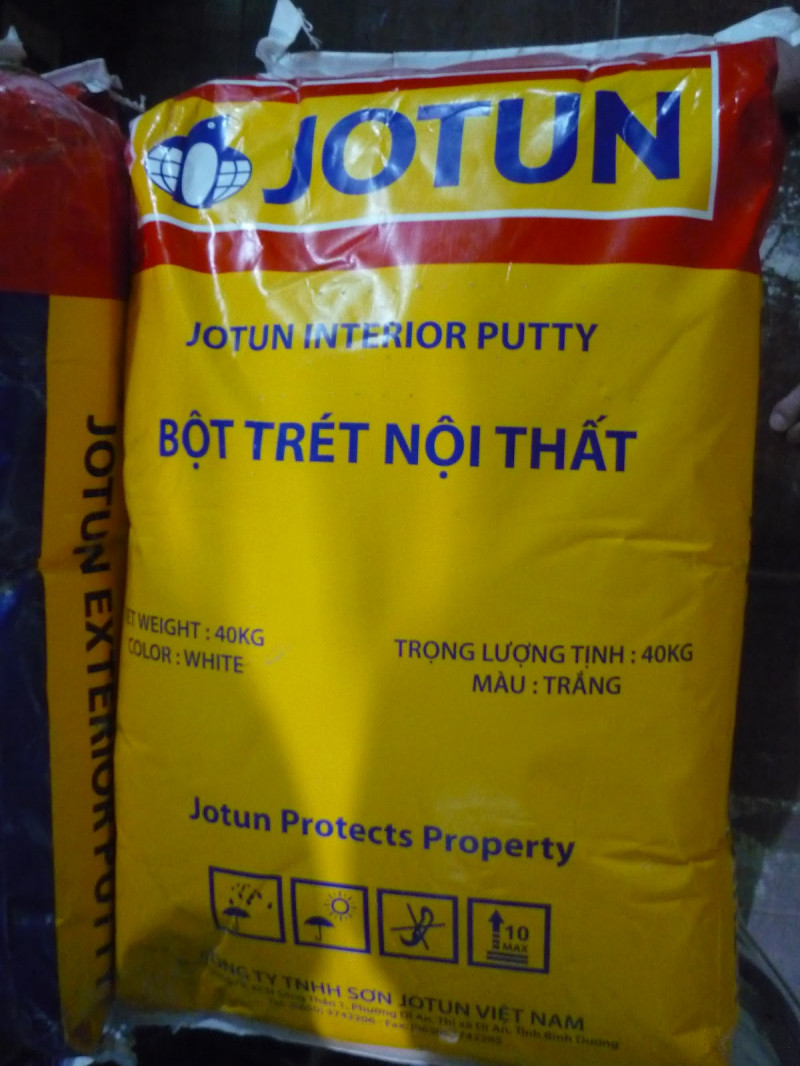 bột trét tường nội thất Jotun