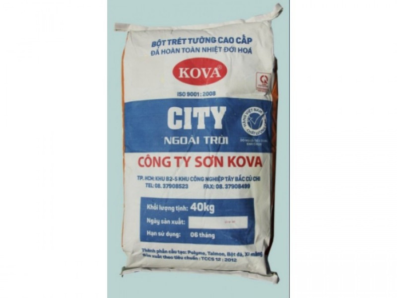 bột trét tường Kova ngoại thất