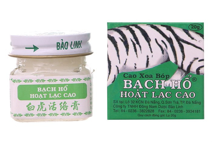 Cao xoa bóp bạch hổ