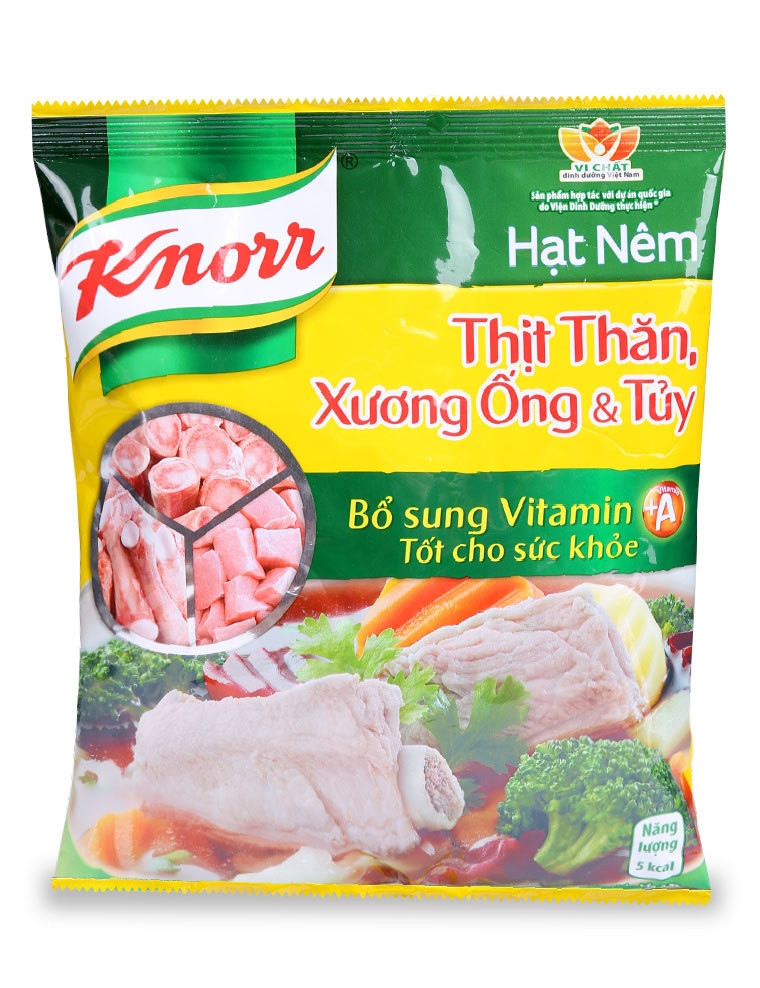 Hạt nêm Knorr thịt thăn, xương ống và tủy