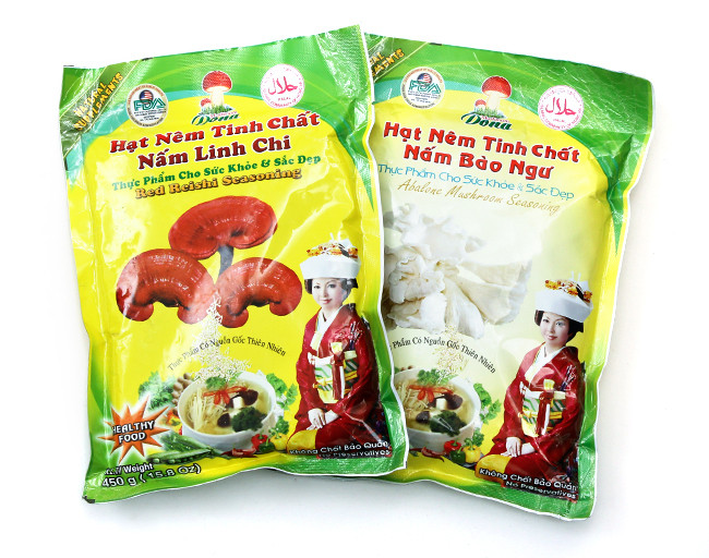 Hạt nêm Dona tinh chất nấm Linh Chi/Bào Ngư