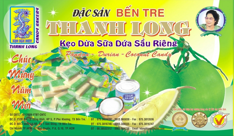 Kẹo dừa Sữa dứa sầu riêng