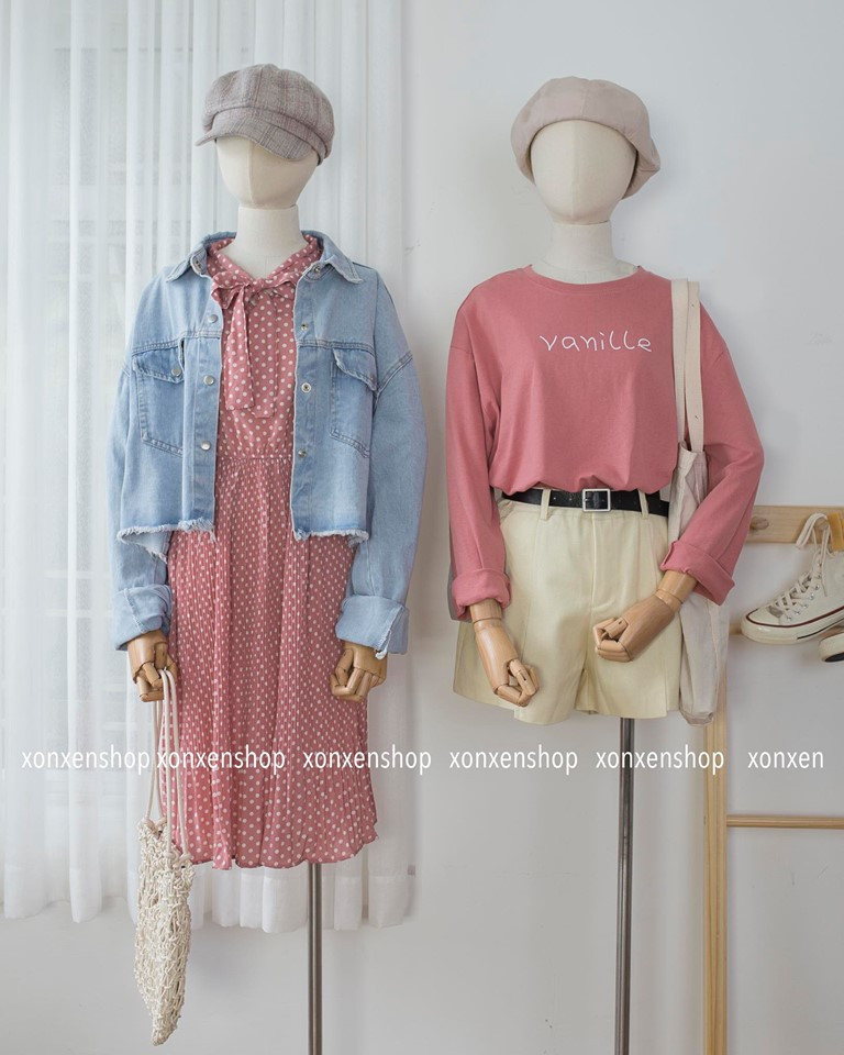 Shop chuyên về quần áo cho tuổi teen nên đa số quần áo mang phong cách cute dễ thương