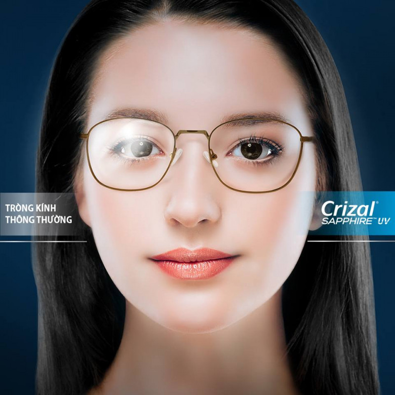 Tròng kính cận Crizal