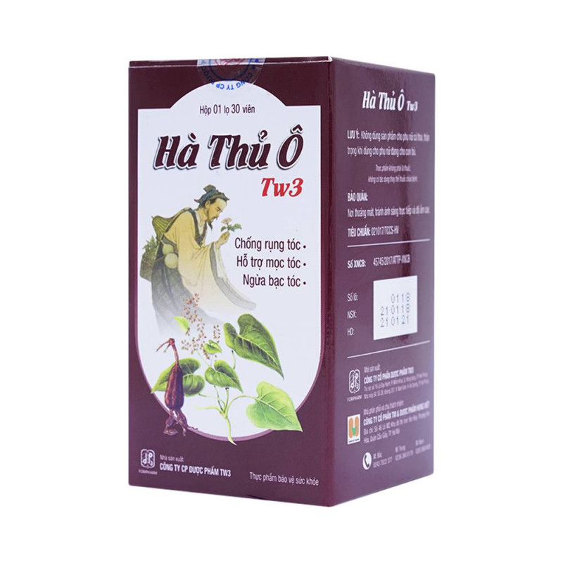 Viên uống Hà Thủ Ô TW3