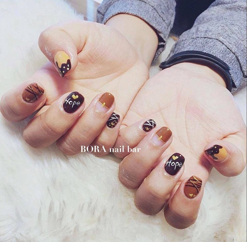 Bộ móng cực kì đáng yêu của khách làm tại Bora nail bar