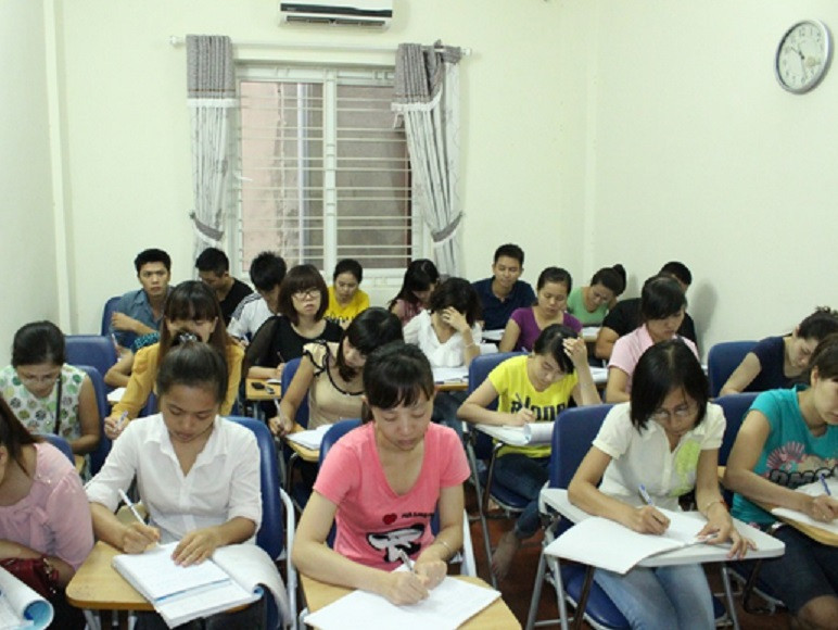 Hình ảnh lớp học kế toán tại quận Tân Bình