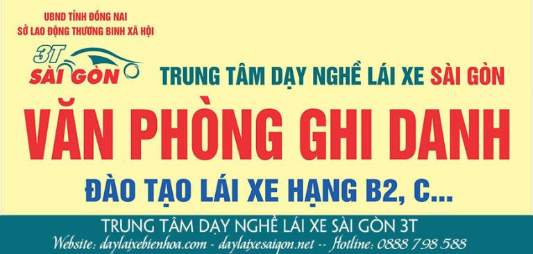 Trung Tâm Dạy Nghề Lái Xe Sài Gòn 3T