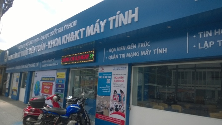 Địa chỉ trung tâm Kỹ thuật điện toán Trường Đại học Bách khoa tại Quận 10