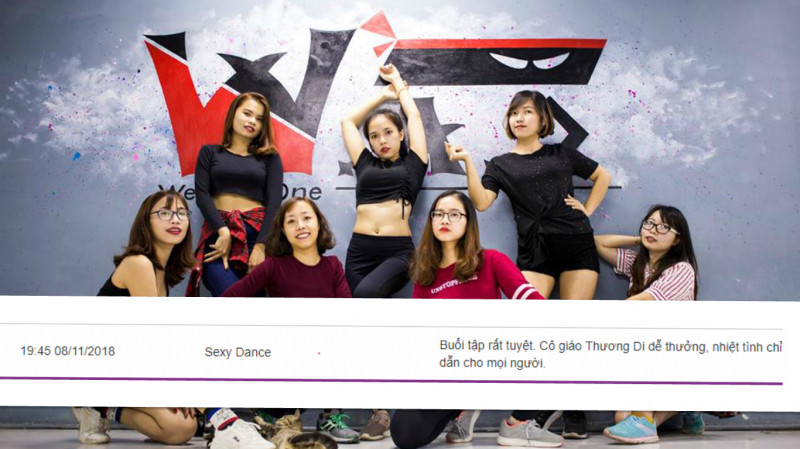 Học viên sexy dance tại WAO Studio