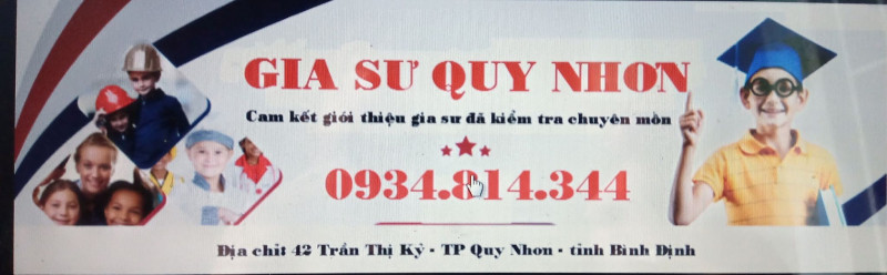 Trung tâm gia sư số 1 Quy Nhơn