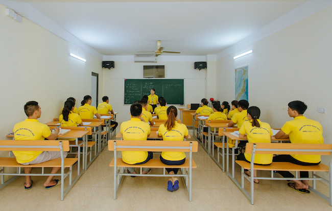 Lớp học tiếng tại Trung tâm Nhật ngữ Jasa