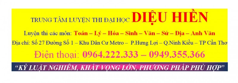 Trung tâm luyện thi đại học Diệu Hiền