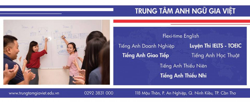 Trung tâm Anh Ngữ Gia Việt với nhiều khóa học đa dạng khác nhau