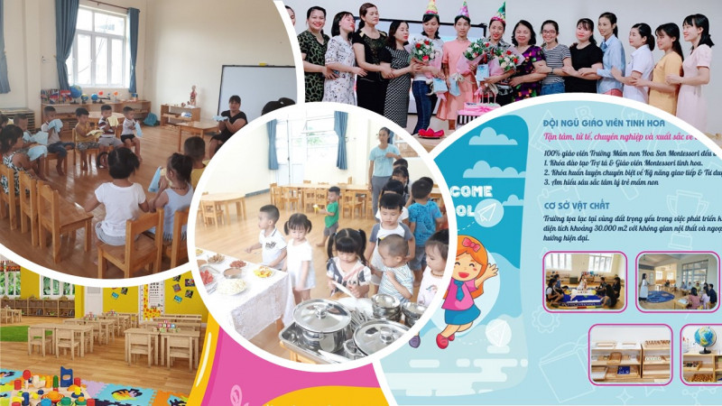 Trường mầm non Hoa Sen Montessori Móng Cái