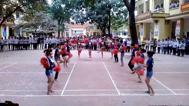 Một tiết mục nhảy của học sinh trong trường