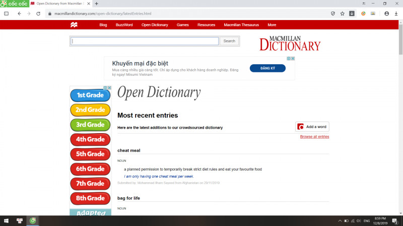 Từ điển trực tuyến MacMillan